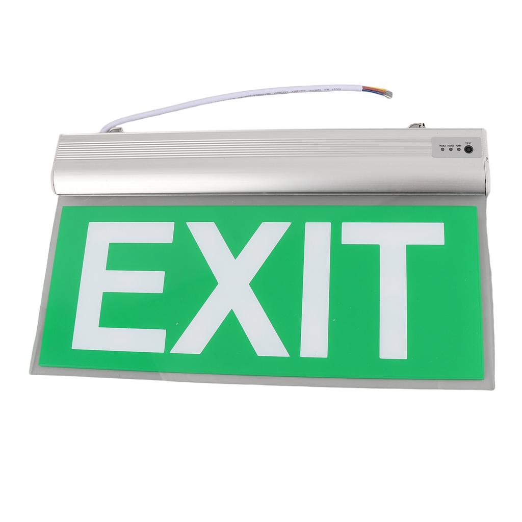 110‑220V Acrylic 3W 12 LEDs Emergency Exit Sign Light Safety Indicator Lamp