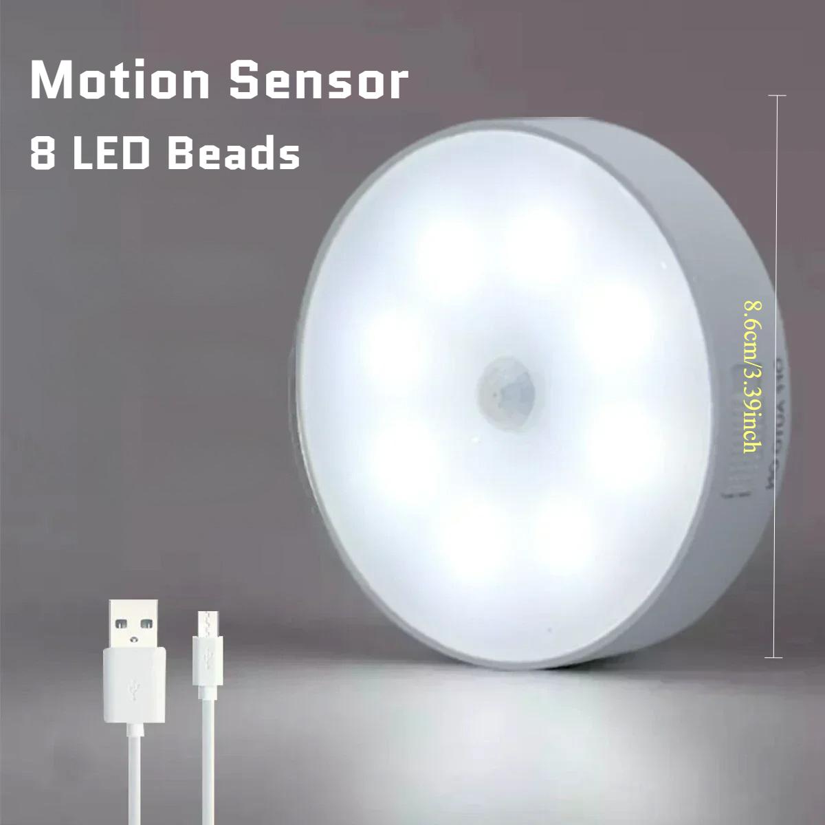 

Remote Control Ceiling Light Rechargeable 3 Modes Motion Sensor LED Lamp for Bedroom Bathroom Kitchen Hallway Stairway Closet
