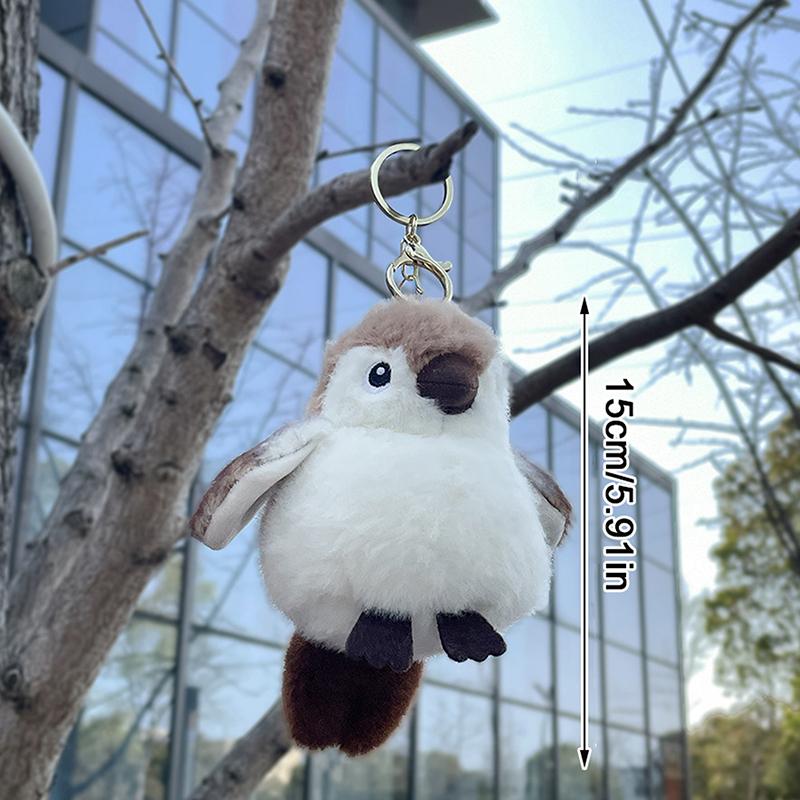 10Cm Cute Sparrow Doll Small Pendant Ins Cute Bird Plush Toy Doll For Girl Gift Plushie Stuffed Toys Keychain Bag Pendant