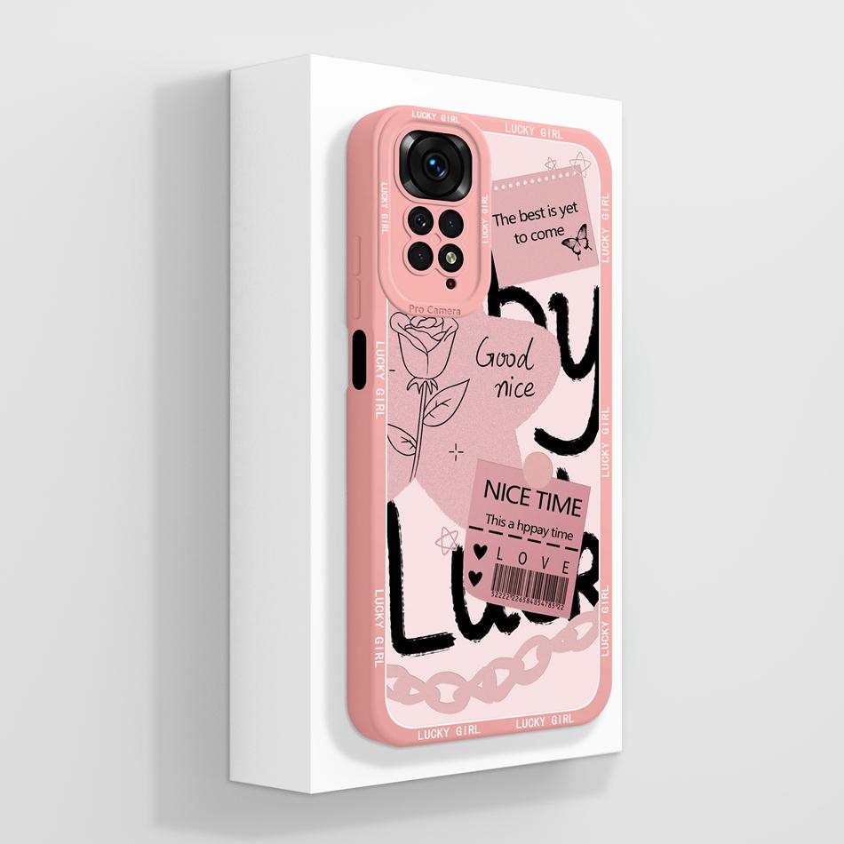 Candy Cover For Redmi Note 11 Pro Plus Case 50 Pattern Soft Liquid Silicone Funda For Redmi Note11 11Pro 11Pro+ Anti Drop Bumper