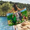 Cartoon B-Booba-S Towel Quick Drying Beach Towels Are Suitable For Swimming Pools Camping Yoga And The Gym