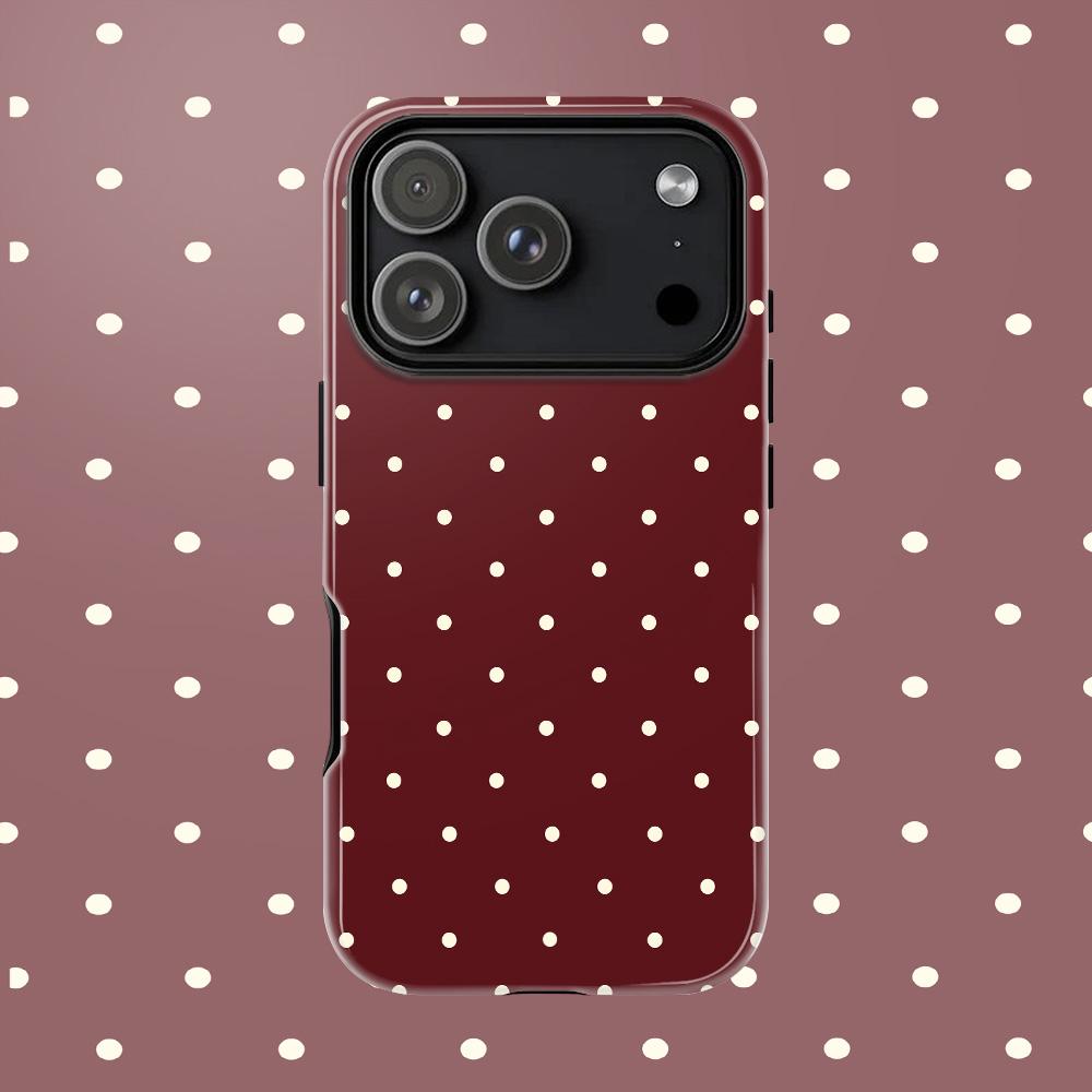 

Чехол Clmj в горошек для IPhone 17 17e 16e 16 15 14 13 12 11 X XS XR XSMAX 7 8 Air Pro Max Plus Двухслойная задняя крышка iPhone 11