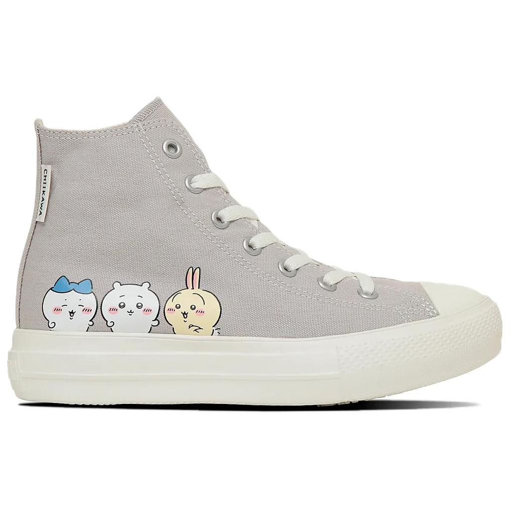 Converse Chiikawa X  All Star Light Plts Pt Hi Versatile Comfortable Durable High-Top Canvas Shoes Women Sneakers Light-Gray 31315242