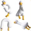 Resin Cartoon Animal Decor For Desk Car Dashboard TV Monitor Gift Idea Cute 3D Duck Figurine Mini Resin Duck Ornament Playful