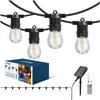 LED Solar Garland 10 E27 2700K IP54 Remote Control