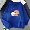 Panda Bear Hoodies Cartoon  Bubu Dudu Graphic Sweatshirt Women Clothes Long Sleeve Pullover Girls Hoodie Men Sudadera