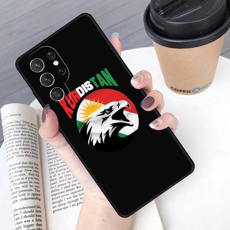 Kurdistan Kurdish Flag phone case Cover For Samsung Galaxy S24 S25 Ultra S21 S22 Ultra S10E Note 10 Plus Note 20 FE S23