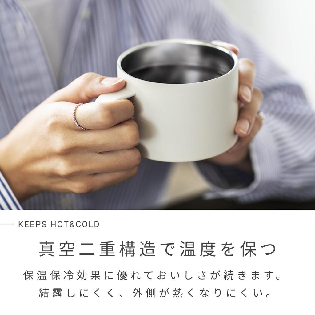 Peacock Stainless Steel Mug 280ml Insulating Vacuum Double Layer with Lid Matte Finish with Scale Durable Outdoor Interior Stylish Stick Coffee