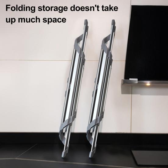 Kitchen Sink Water Filter Rack Stable Triangular Structure Strong Load-bearing Multi-purpose Foldable Sink Storage Rack