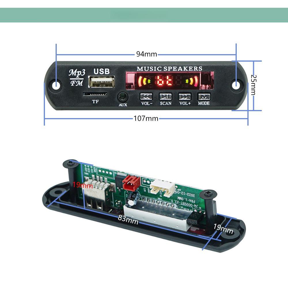 1 Stück Wireless Bluetooth MP3 Decoder Board PCBA Bluetooth Lautsprecher Zubehör HMM