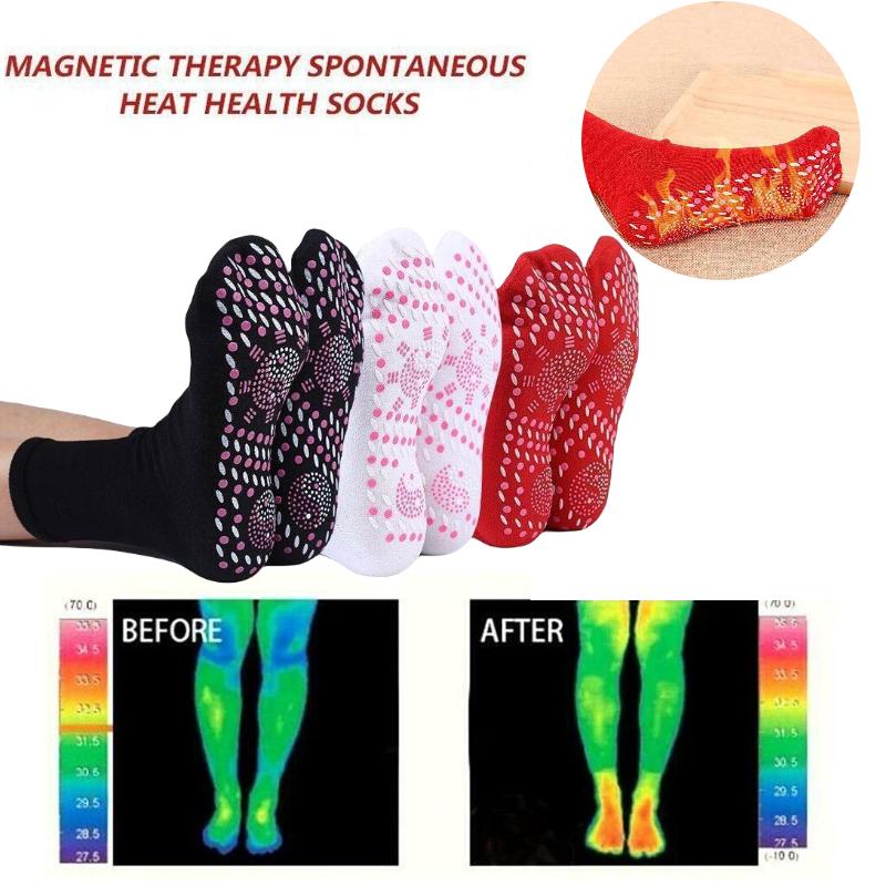 Self Magnetic Heating Socks Anti Fatigue Skiing Winter Warming Biking Gifts