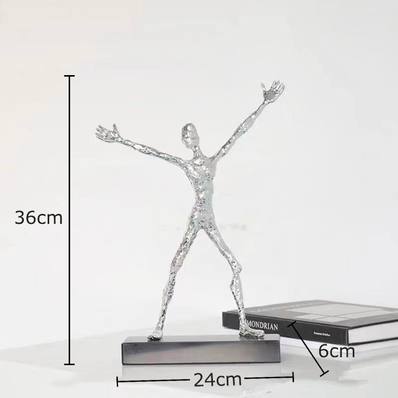 Kissing Couple Abstract Figures Statue Desk Decoration Ornaments Creative Lovers Character Sculpture Room Aesthetics Decor