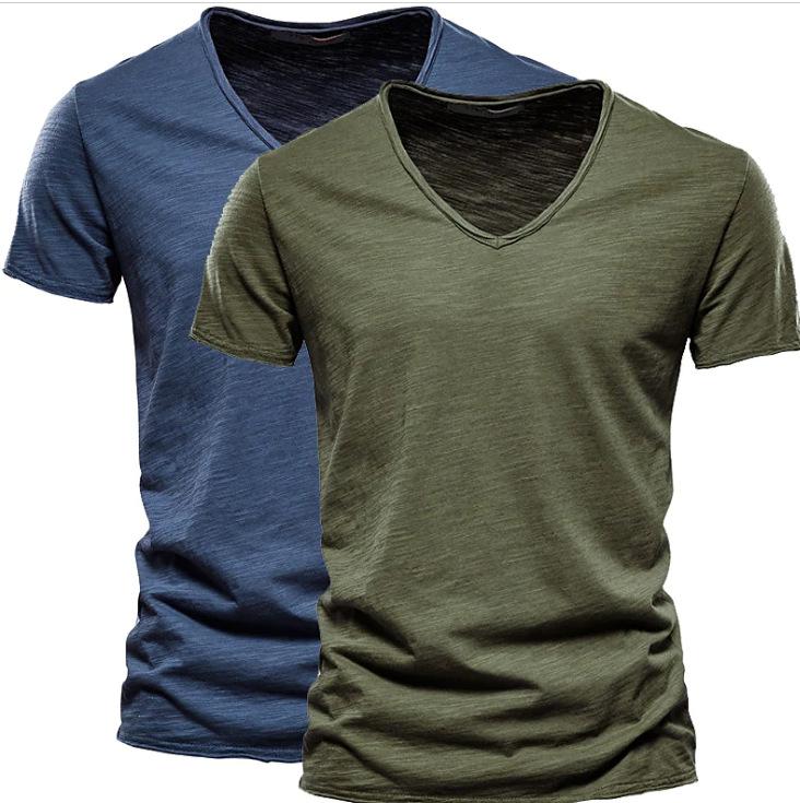 S1120543 Футболка для пар хлопковая упаковка 2 топа с короткими рукавами S 2329₽