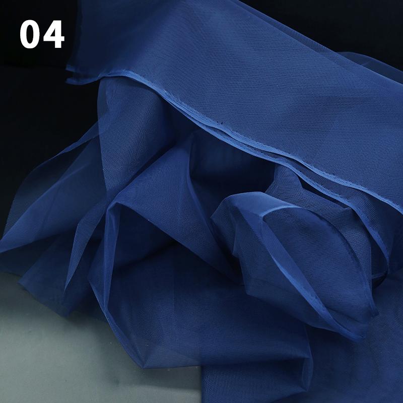 100x160cm Hard Tulle Mesh Fabric for DIY Wedding Dress Skirt Yarn Cloth Decoration Fabric by Per Meter Polyester Stiff Mesh New