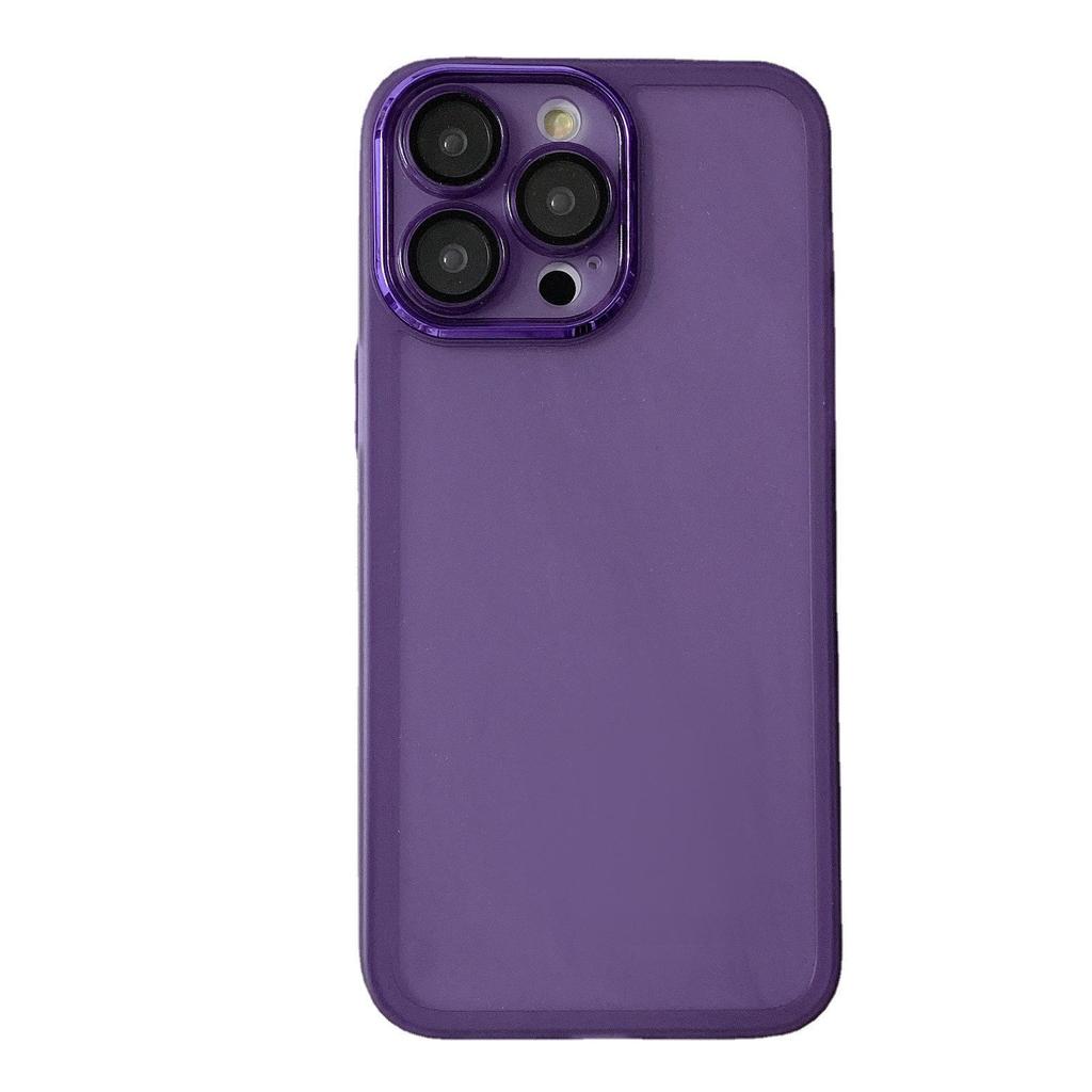 Capa com Película para Lente do iPhone 16 Pro: Capa Protetora Transparente, Cobertura Total, à Prova de Quedas para Apple 15/14