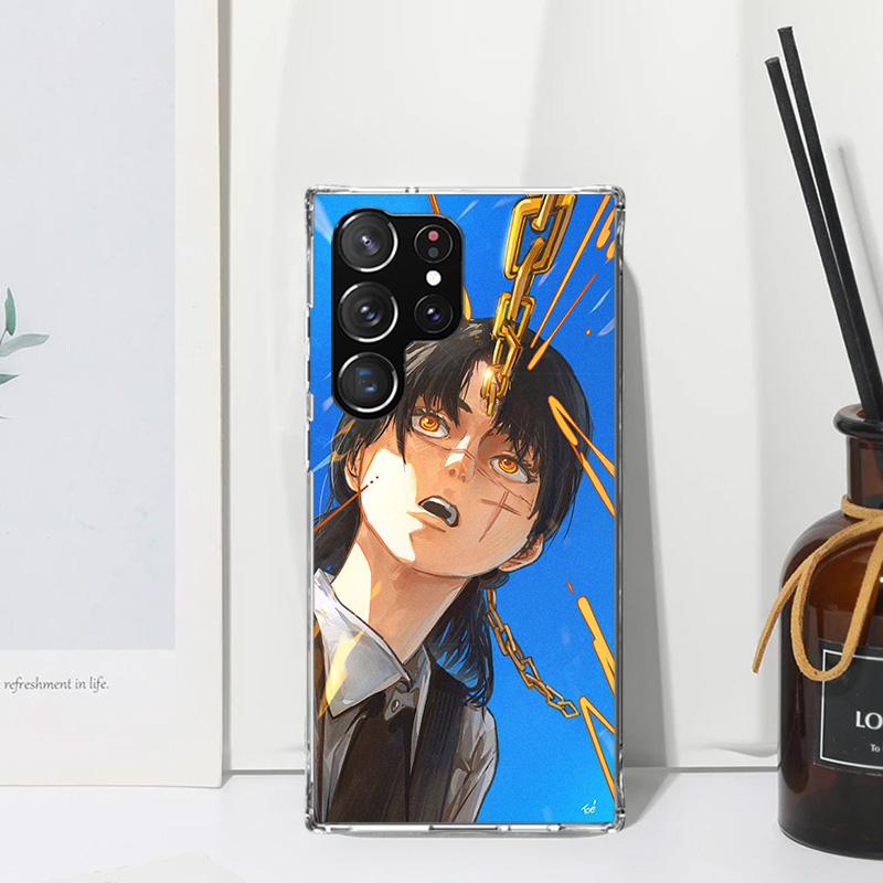 C-Chainsaw Mans Yoru War Devil Phone Case For Samsung Galaxy S26 S25 Edge S24 FE S23 S22 Ultra S21 Plus S20 + Art Fundas Back Co