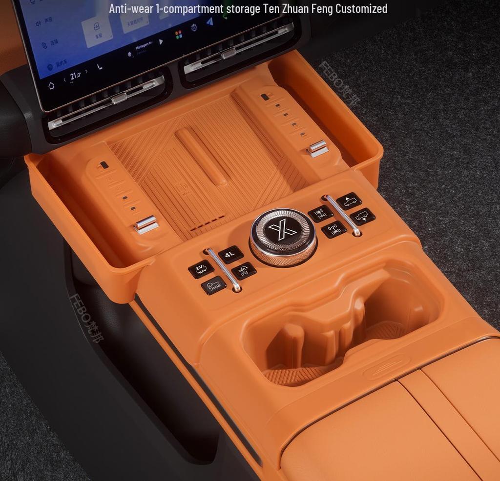 Jetour 700 Center Console Multi-function Storage Mat: Compatible with 26 Models