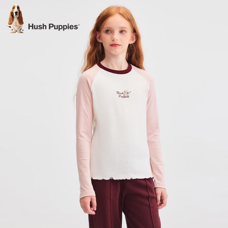 Hush Puppies Girls' Raglan Sleeve Base Layer T-Shirt