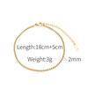 Titanium Steel Square Pearl Chain Fashionable Simple Bracelet Women'S Niche Light Luxury 18K Gold Hand Jewelry