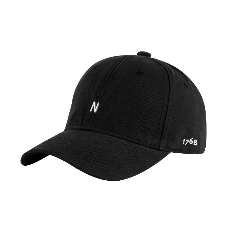 Cotton Baseball Cap With Embroidered Letters For Casual Summer Sun Protection