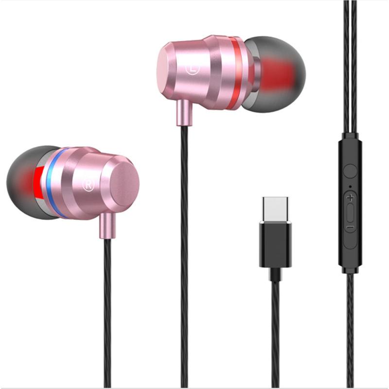 G2 Ergonomisches Headset Typ-C-Subwoofer In-Ear-Headset mit kabelgebundener Steuerung und integrierter High-Definition
