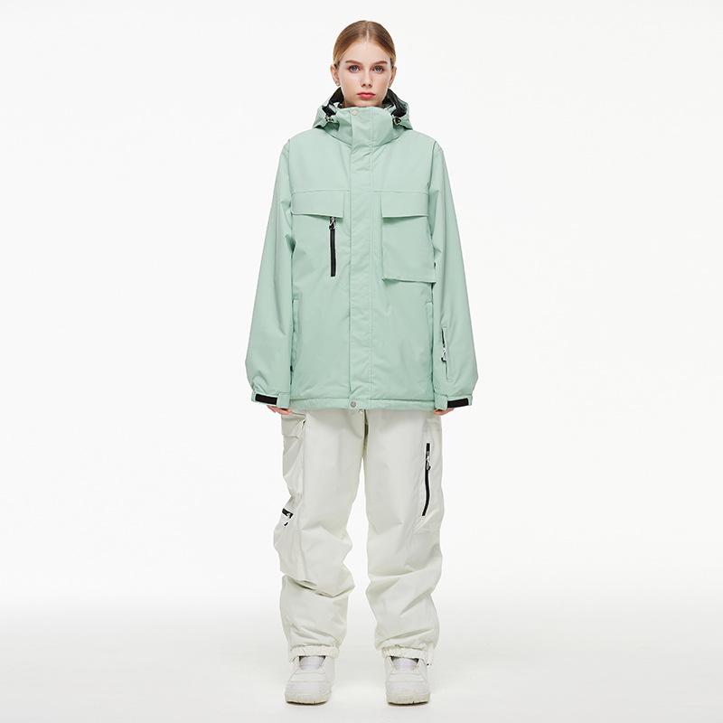 Ski Suit Set: Waterproof Winter Jacket & Pants for Women & Men.