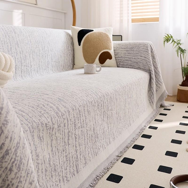 French Cream Style Sofa Cover Cloth Universal in All Seasons Anti-cat Scratching Sofa Towel Full Cover Cover Blanket Versatile.
