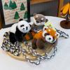 Panda Soft Plush Animal Cushion With Pp Cotton Filling For Home And Office Decor