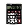 Milan 8 Digit Calculator Big Key 151708BL Black