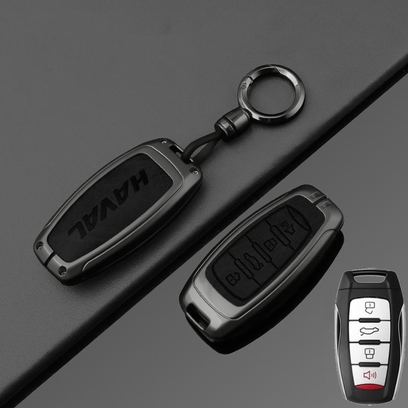 Zinc Alloy Car Key Case Protector Cover for Great Wall Haval Jolion 2022 H6 H7 H4 H9 F5 F7 F7X F7H H2S GMW Dargo Accessories