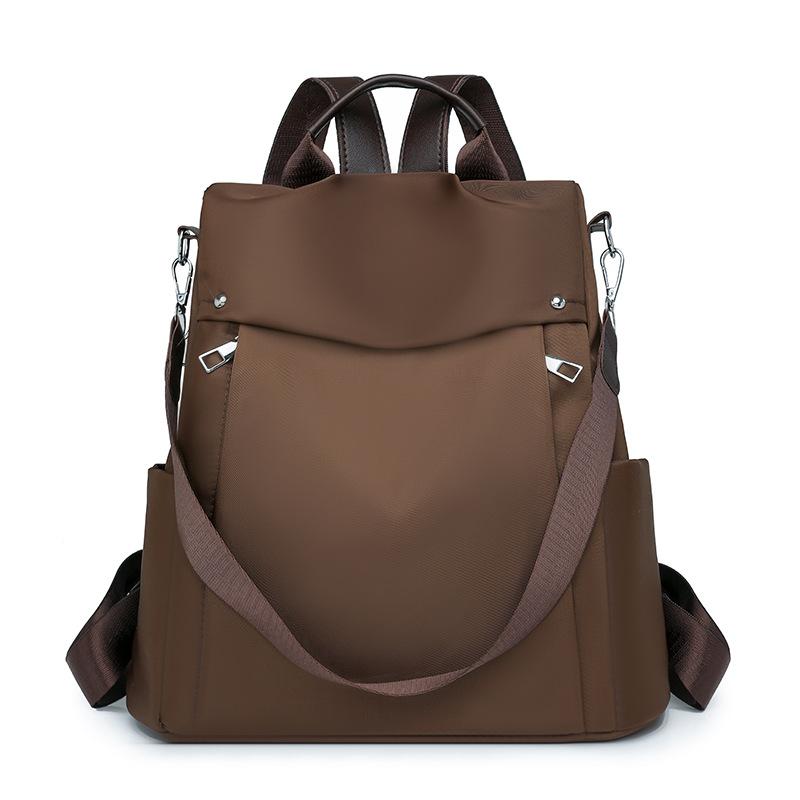 Anti-Theft Backpack Women's Nylon Travel Bag Multifunctional Lightweight Shoulder Bag