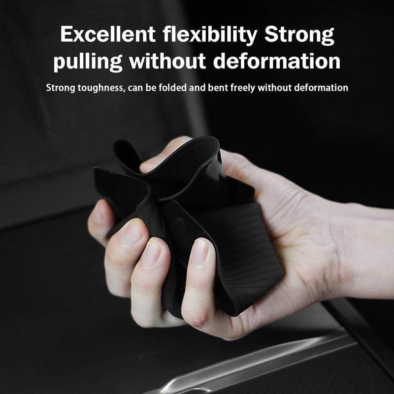 For Tesla Model 3 Y Highland 2025 Central Control Panel Adhesive Free Sticker Upgrade Electrostatic adsorption Console Protector