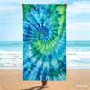 Asciugamani da Spiaggia con Stampa Tie Dye a Spirale Microfibra Leggero Asciugatura Rapida Asciugamano da Bagno Sportivo Tappetino da Picnic Mandala Regalo Unico per le Vacanze