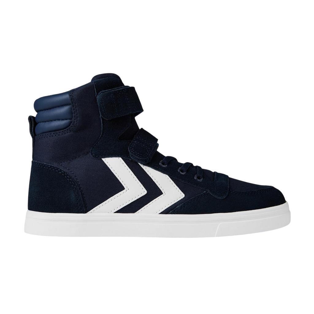Hummel Womens/Ladies Stadil Chevron Stripe Leather Trainers