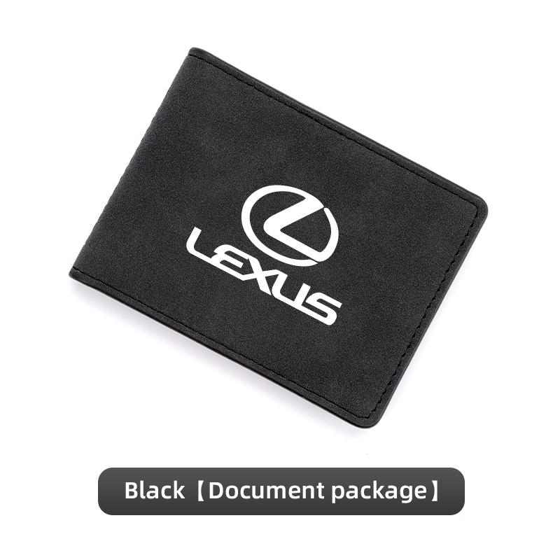 

Car Driver License Wallet ID Credit Card Holder For Lexus RX300 IS200 IS250 ES350 Ct200h UX250h NX300h RX350 ES300h RX400h LS GS чёрный
