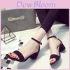 Premium Quality New Summer Women Sandals Open Toe Flip Flops Thick Heel Korean Style Gladiator For Effortless Style