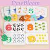 Drewniana Puzzle Alfabetowe Dla Dzieci Zabawka Edukacyjna Z Kolorowymi Literami I Dopasowywaniem Do Wczesnej Nauki