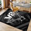 1 Stück V8 Motor Teppich Anti-Rutsch Polyester Fußmatte für Büro, Schlafzimmer