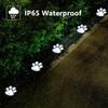 1-12PCS Outdoor LED Solar Waterproof Dog Cat Paw Print Light Path Lawn Lamp for Garden Patio Summer Camping Home Decor