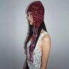 Sequin Nordic Earflap Beanie Deep Purple