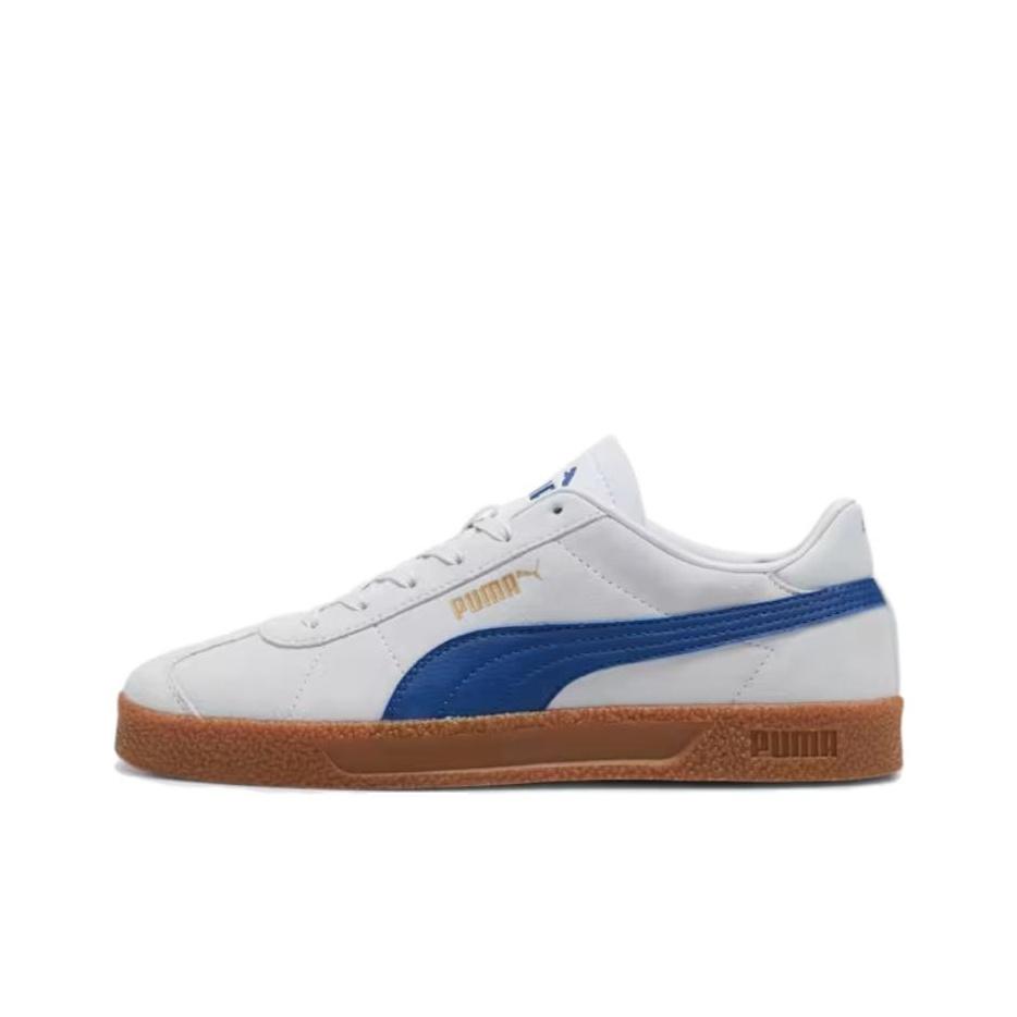 Puma Club Trainers Lightweight Comfortable Low-Top Sneakers Unisex sneakers White Blue 381111-26