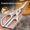 Stainless Steel Kitchen Scissors Sharp Meat Shears Heavy Duty Poultry Shears Ergonomic Handle Japanese Cooking Scissor for Chicken Bones Fish Pork