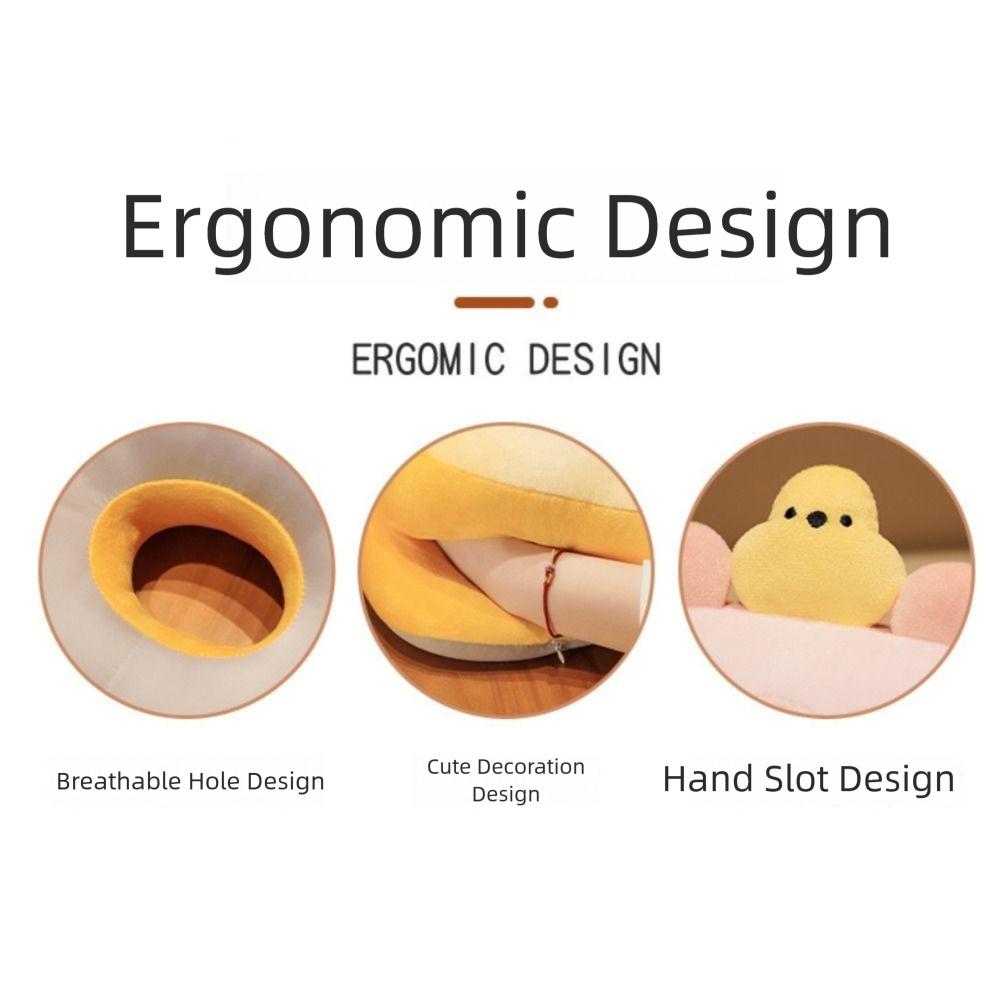 Plush&Ice Silk Capybara Office Nap Pillow Super Soft Capybara Neck Pillow School