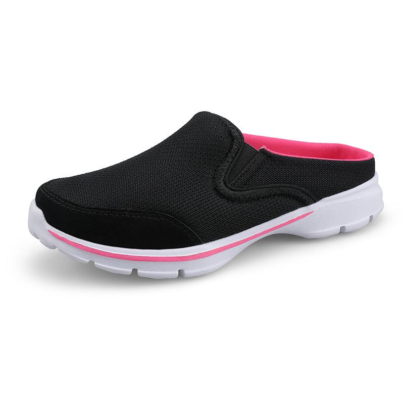 2025 Summer Unisex Plus Size Casual Mesh Half-Slipper Sandals