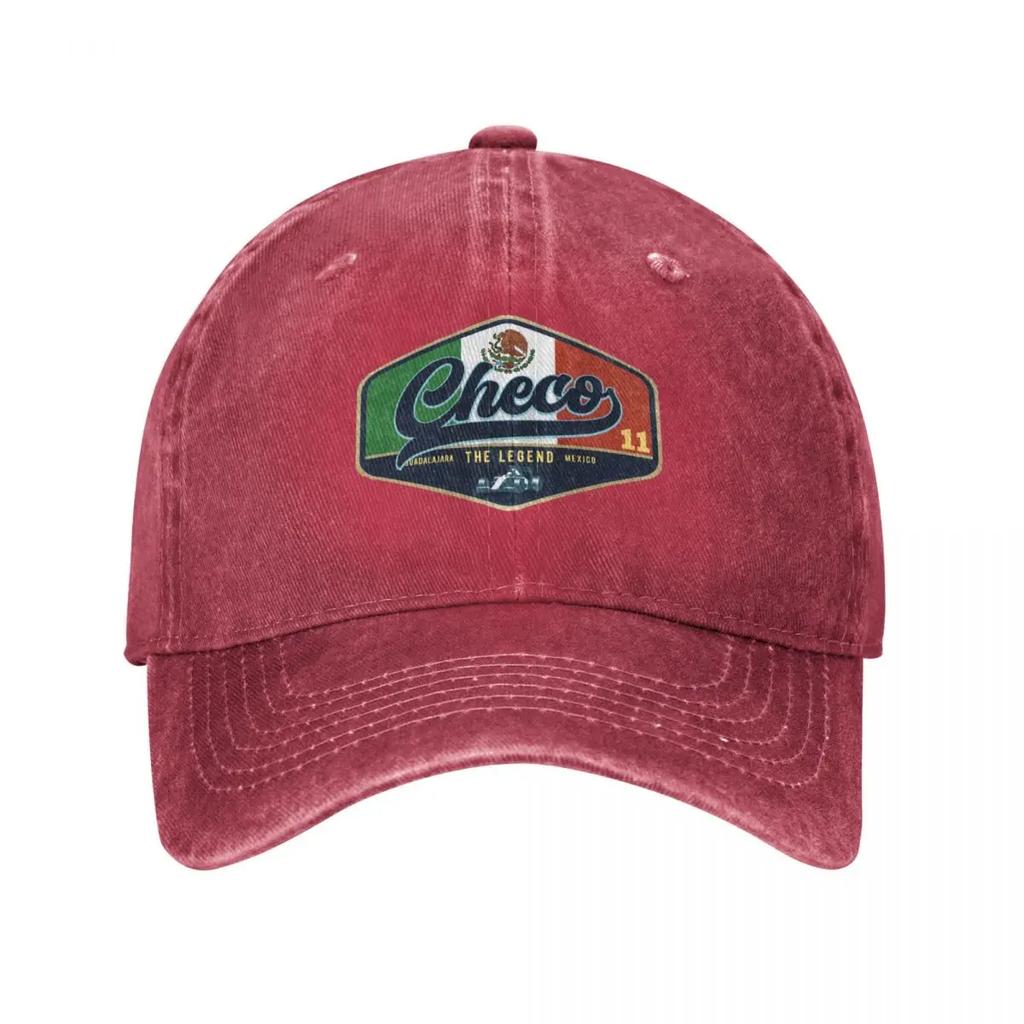 Checo Perez Mexico Racing Badge Baseball Cap Sports Cap Beach Bag Designer Hat Sailor Cap for Men Golf Wear Men Womens