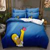 Funny Animation The Simpsons Duvet Cover Microfiber Bedding Set 3D Print Duvet Quilt Cover With Gifts Suitable for Boy and Girls