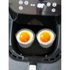 2/4 Stück Ramekins für Heißluftfritteuse Silikon Große Muffinformen Antihaft Eierpochierer Silikonform Backform Leichte Entformung Backen