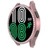 Custodia per orologio con strass, galvanica antiurto, per orologio, paraurti, protezione per lo schermo, per Samsung Galaxy Watch 4