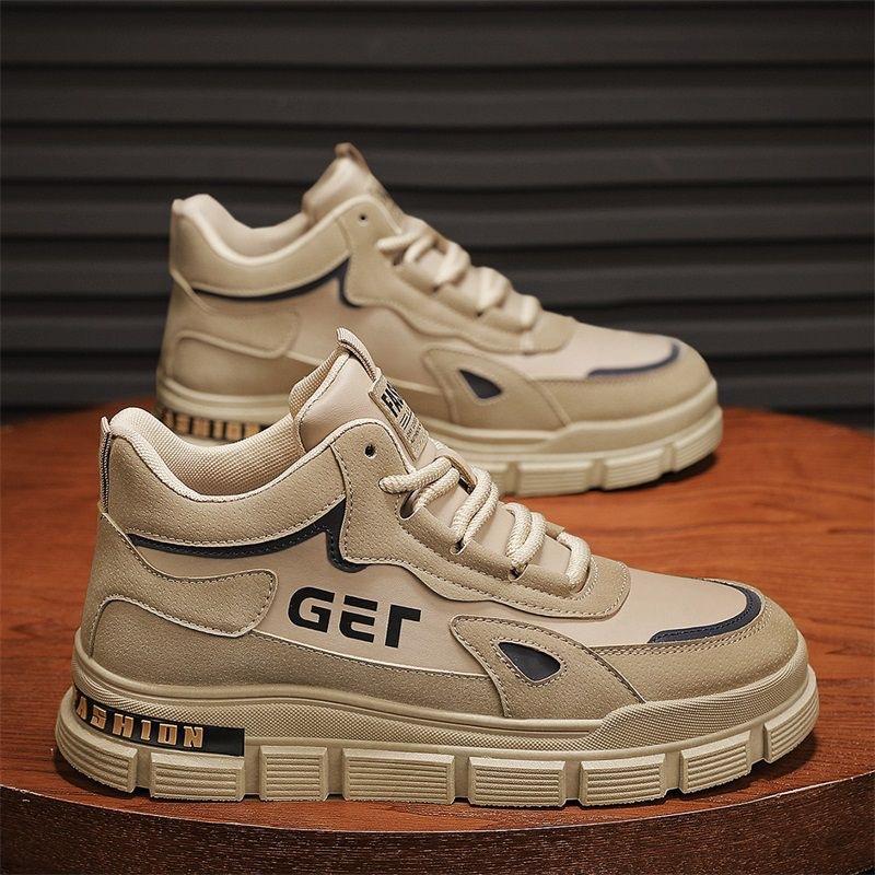 

Men s shoes autumn 2025 new construction site work mountaineering labor insurance shoes men s leisure sports high-top tooling Martin boots 39