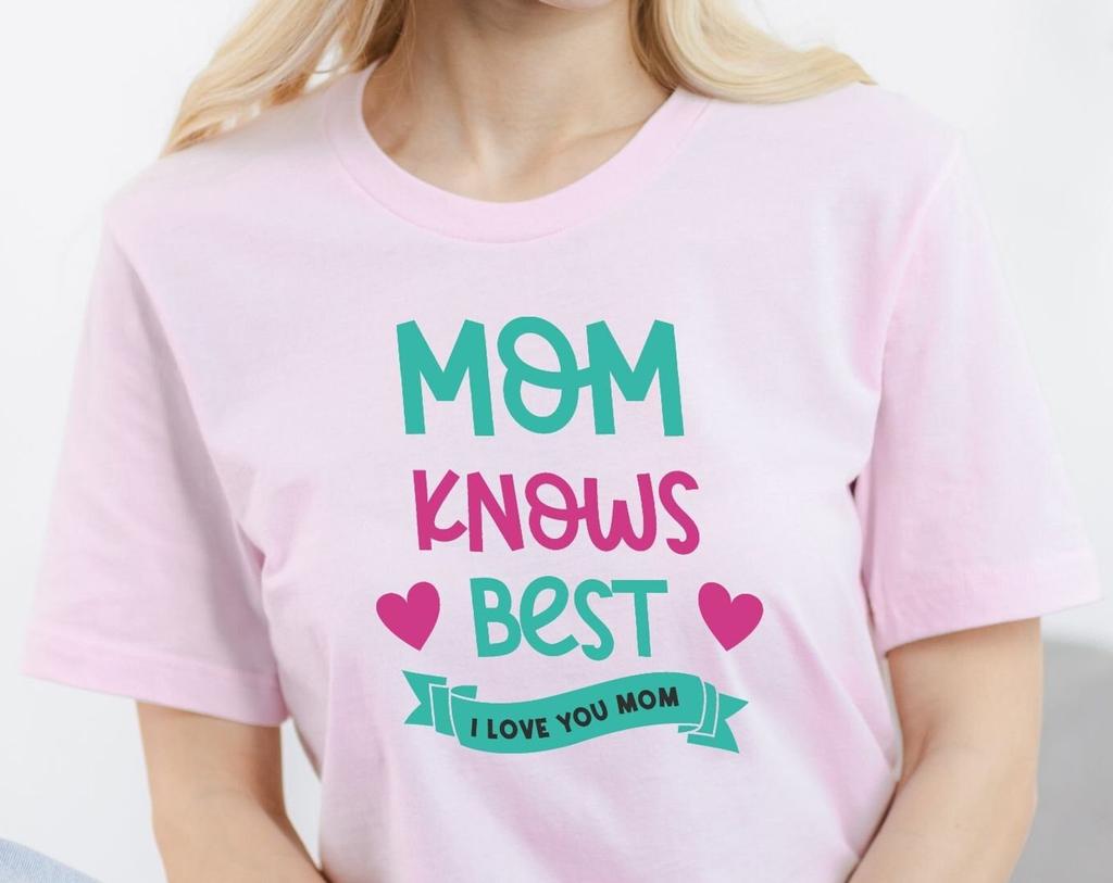 Mummy T-Shirt / Mom Mama Knows BesT-Shirt / Mummy Knows Every Thing Mother's Day Shirt Gift For Mom / Butterfly Mama Tee Tops